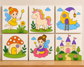 Ultimate Fairy Tale Pain-by-Number Mega Kit- Set of 6